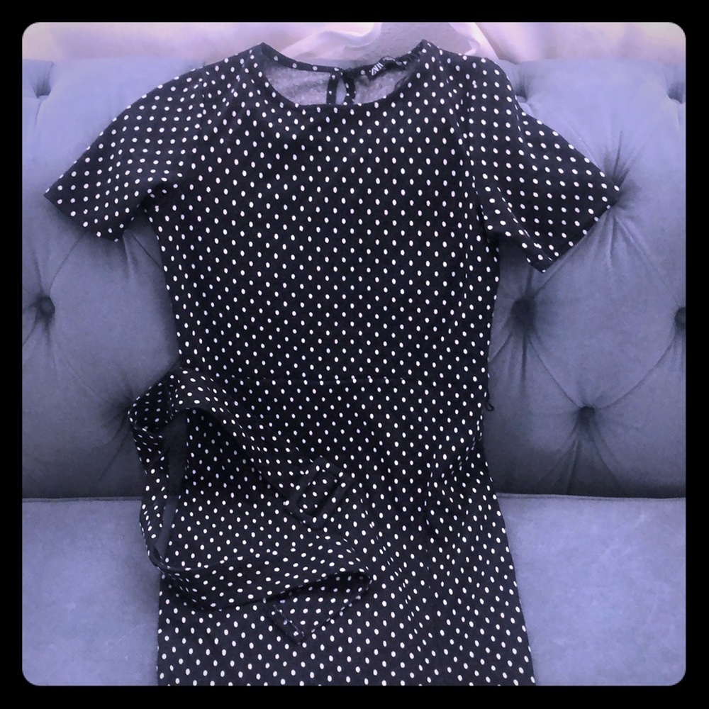 Zara polka dot dress NWT